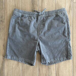 Ocean Pacific OP Corduroy Sweat Shorts Men's Large Grey Beach Summer Casual